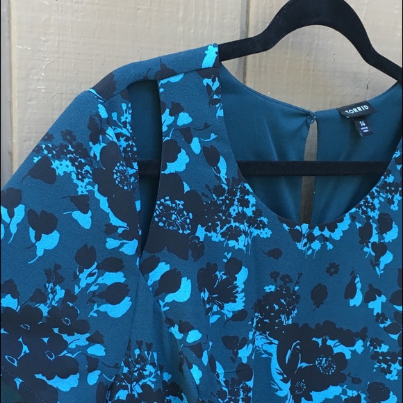 Torrid Flower Printed Dress - Picture 4 of 5